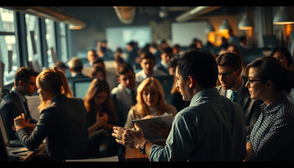 التحديات والدراما في العمل