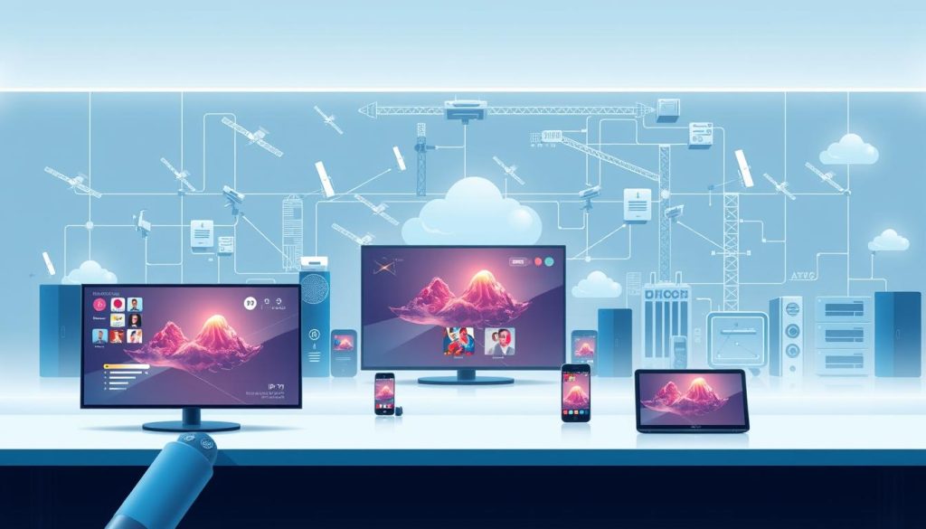 التقنيات والتطبيقات المستخدمة في IPTV Falcon التقنيات والتطبيقات المستخدمة في IPTV Falcon