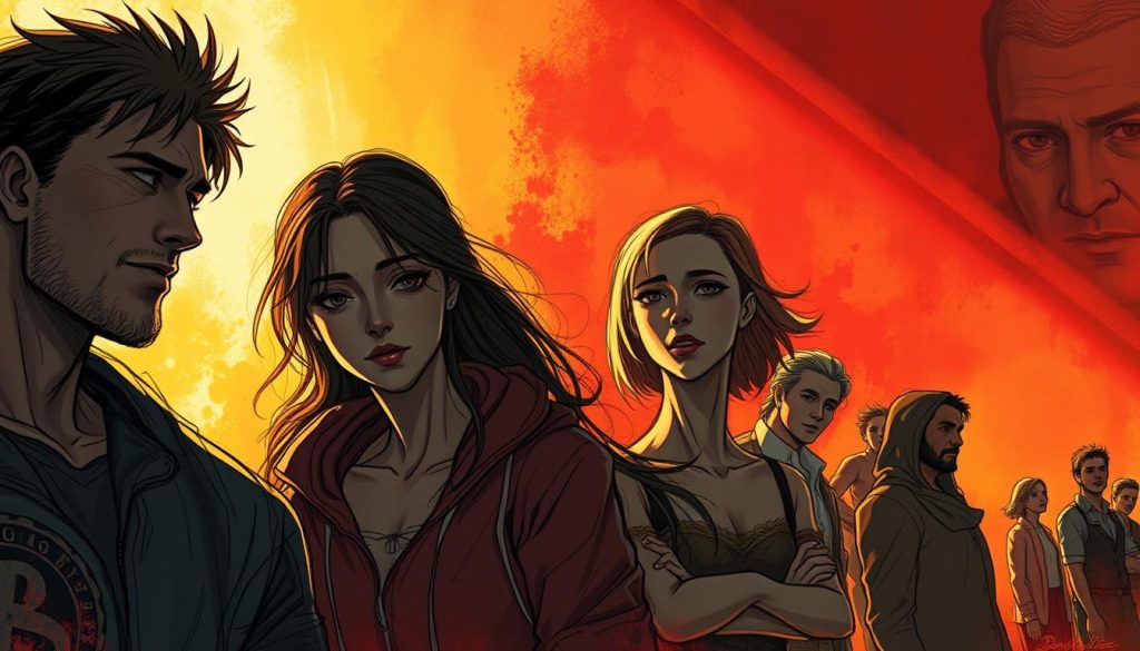 الشخصيات وتحولات العلاقات