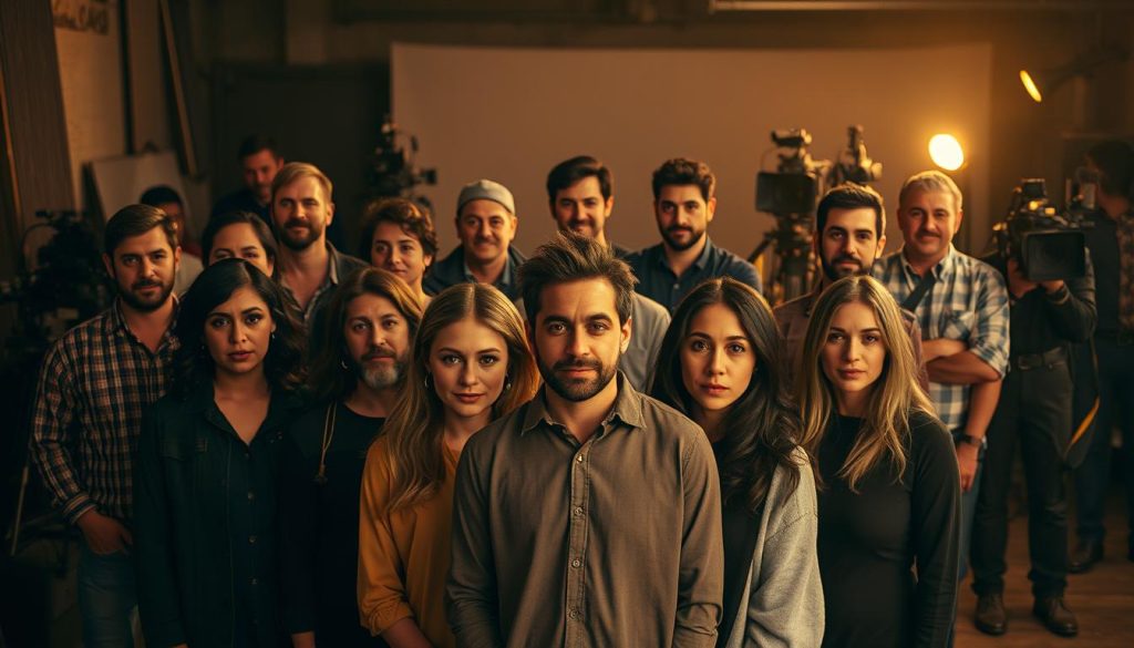 طاقم العمل في المسلسل