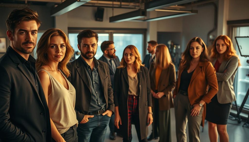 طاقم عمل درامي متميز