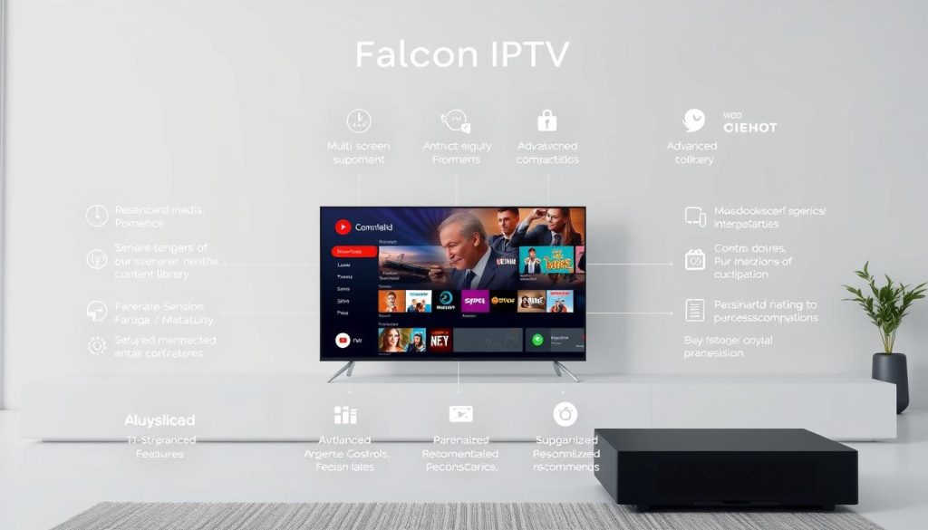 ميزات وخدمات منصة #Falcon_IPTV