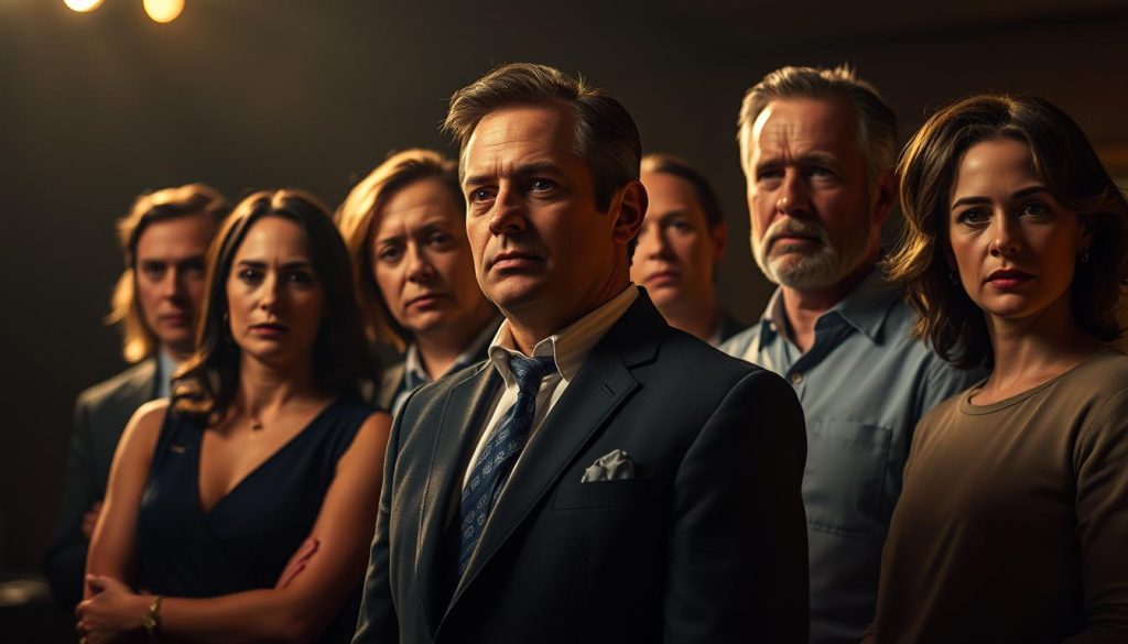 A highly detailed portrait of the principal cast of the popular TV series "The Pitt", captured in a cinematic and sophisticated style. The ensemble stands in a dimly lit, ambient setting, their expressions and body language conveying the complex emotions and dynamics of their characters. Warm, dramatic lighting accentuates their distinct facial features and characteristic styles, while a subtle depth of field creates a sense of depth and focus. The background is softly blurred, keeping the viewer's attention firmly on the talented actors at the heart of this captivating drama. A highly detailed portrait of the principal cast of the popular TV series "The Pitt", captured in a cinematic and sophisticated style. The ensemble stands in a dimly lit, ambient setting, their expressions and body language conveying the complex emotions and dynamics of their characters. Warm, dramatic lighting accentuates their distinct facial features and characteristic styles, while a subtle depth of field creates a sense of depth and focus. The background is softly blurred, keeping the viewer's attention firmly on the talented actors at the heart of this captivating drama.