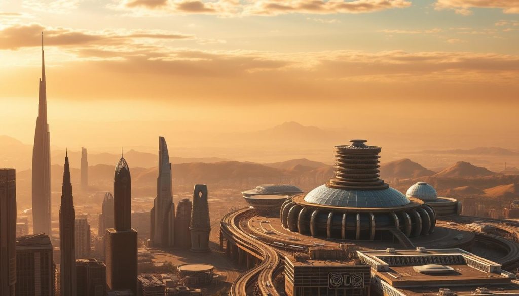 A stunning sci-fi landscape set in the near future, showcasing the highly anticipated third season of the hit TV series "Surface". In the foreground, a sleek, futuristic city skyline dominates the scene, with towering skyscrapers and advanced transportation systems. The middle ground features a sprawling, technologically-advanced research facility, with gleaming glass structures and a sense of cutting-edge innovation. The background is a breathtaking vista of rolling hills and distant mountains, bathed in a warm, golden light that casts a serene and contemplative mood. The overall atmosphere is one of wonder, discovery, and the boundless possibilities of the future, perfectly capturing the essence of the captivating "Surface" narrative. A stunning sci-fi landscape set in the near future, showcasing the highly anticipated third season of the hit TV series "Surface". In the foreground, a sleek, futuristic city skyline dominates the scene, with towering skyscrapers and advanced transportation systems. The middle ground features a sprawling, technologically-advanced research facility, with gleaming glass structures and a sense of cutting-edge innovation. The background is a breathtaking vista of rolling hills and distant mountains, bathed in a warm, golden light that casts a serene and contemplative mood. The overall atmosphere is one of wonder, discovery, and the boundless possibilities of the future, perfectly capturing the essence of the captivating "Surface" narrative.