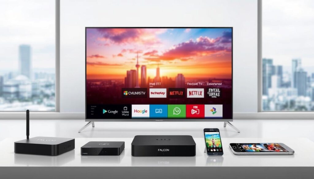 الأجهزة المتوافقة مع خدمة البث