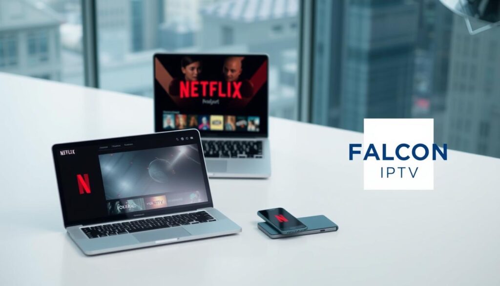 إدارة الأجهزة وحساب نتفليكس