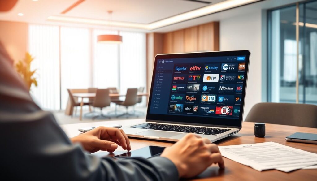 اختيار مزود خدمة البث الرقمي