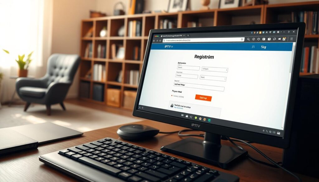 التسجيل في IPTV عبر الإنترنت