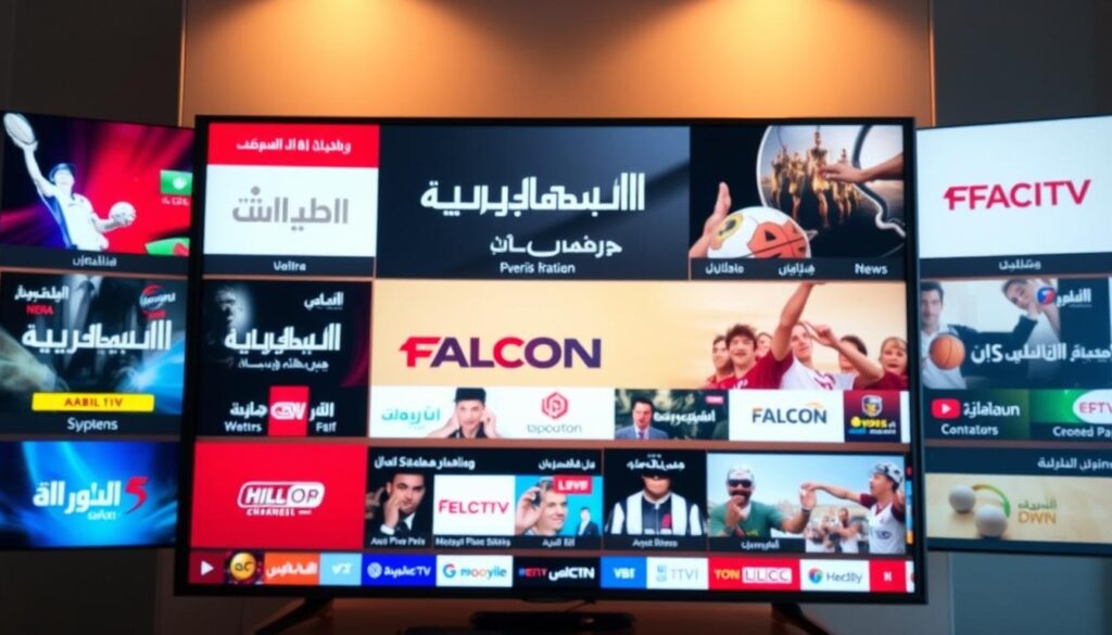 القنوات الرياضية والعربية