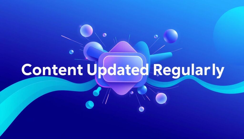 تحديث المحتوى بانتظام تحديث المحتوى بانتظام