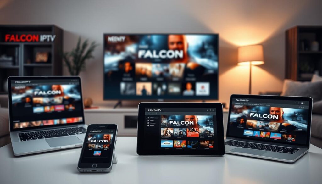 تشغيل falcon iptv على الأجهزة المختلفة تشغيل falcon iptv على الأجهزة المختلفة