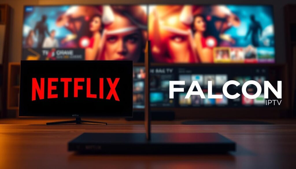 مقارنة بين نتفليكس و flix iptv