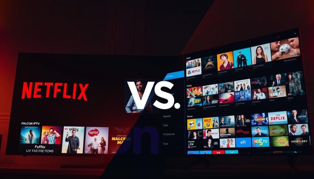 مقارنة بين نتفليكس و flix iptv