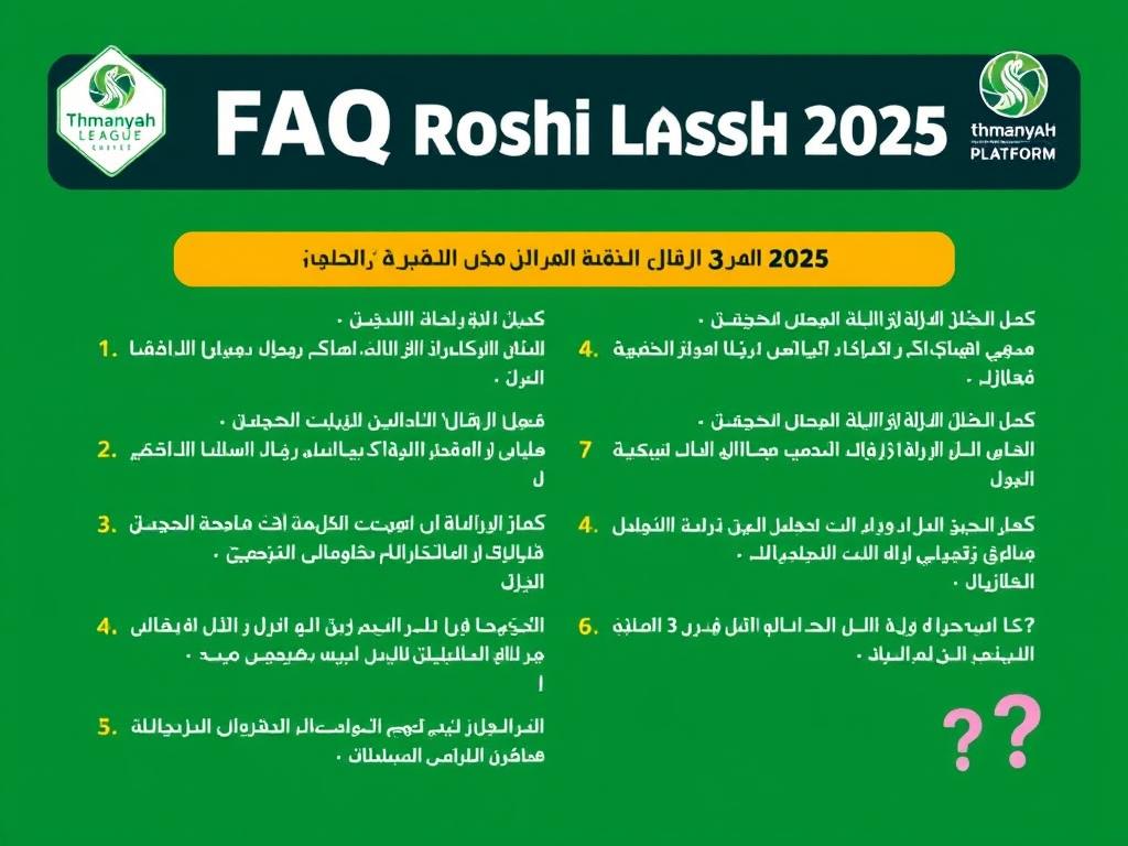 الأسئلة الشائعة حول مشاهدة دوري روشن 2025