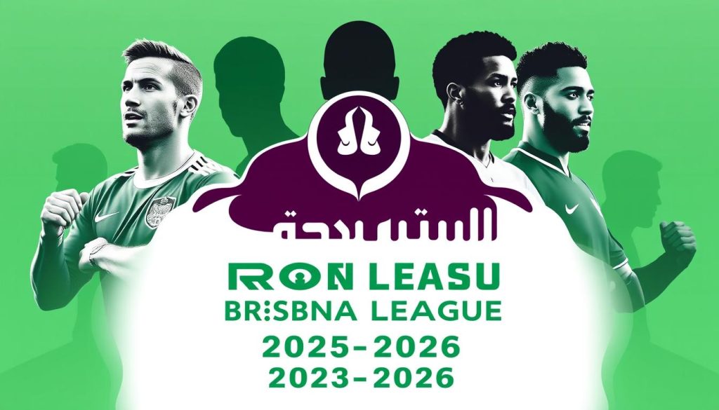 شعار دوري روشن السعودي 2025 مع أبرز نجوم الدوري