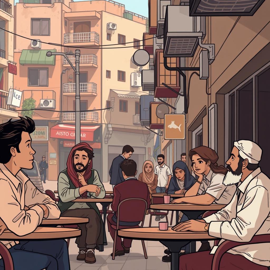 لقطة من مسلسل حكايات المدينة، من أفضل برامج التلفزيون 2025