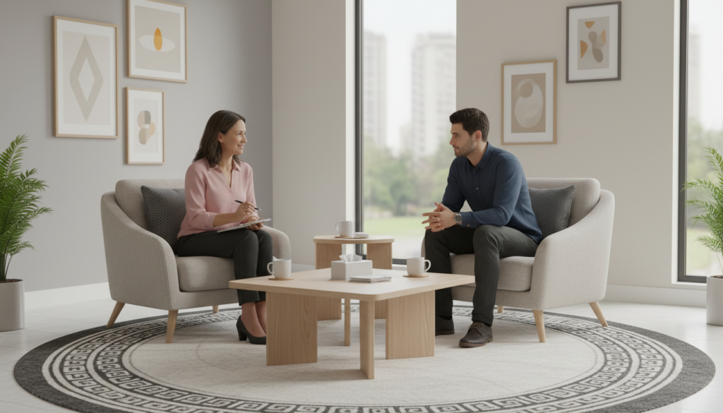 جلسة استشارة نفسية تناقش تأثير مشاهدة افضل قنوات اباحية للبالغين +18