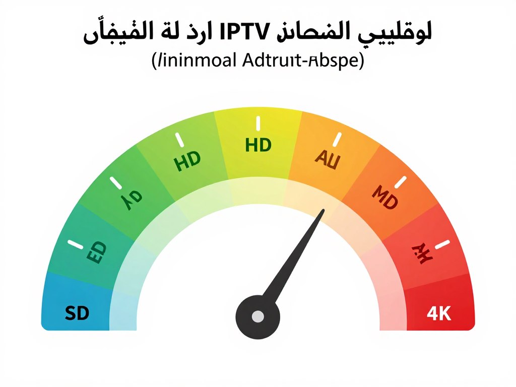 متطلبات سرعة الإنترنت المختلفة لجودات البث المختلفة في IPTV
