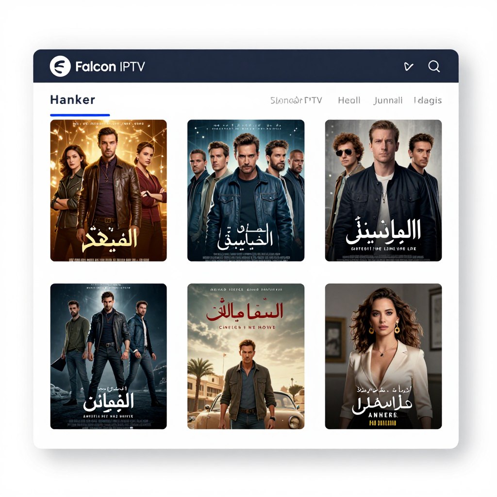 مكتبة ضخمة من الأفلام والمسلسلات في سيرفر فالكون الرسمي