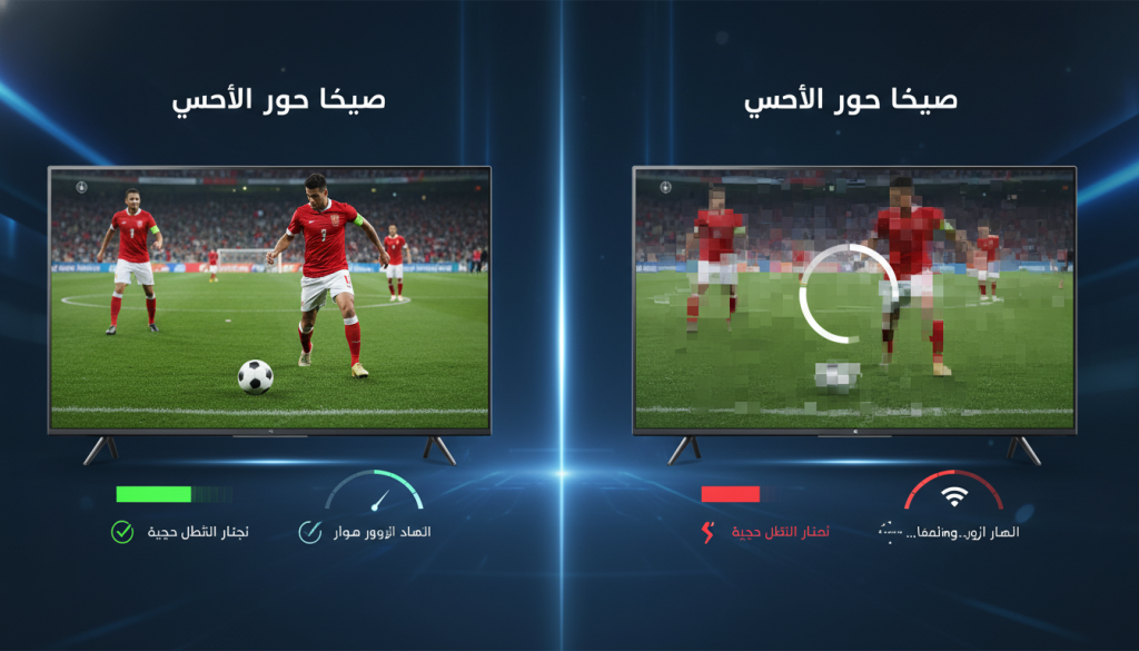 استقرار خدمة IPTV وعدم وجود تقطيع أثناء المشاهدة
