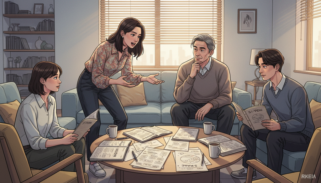 تحليل الشخصيات في الحلقة الرابعة صنع في كوريا