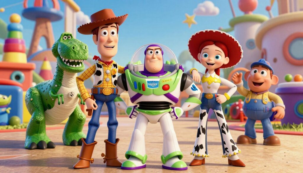 أبطال فيلم toy story وطاقم التمثيل