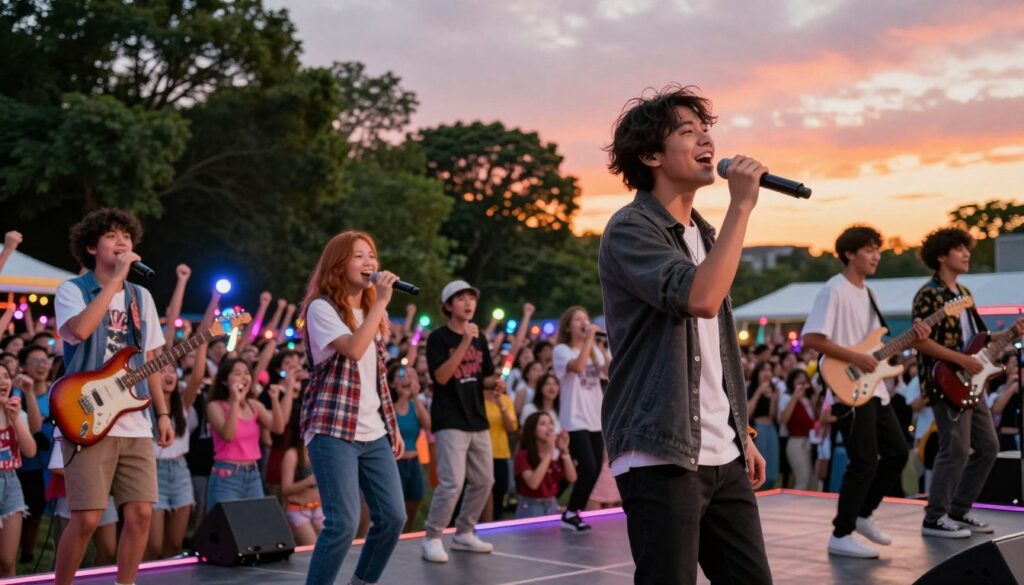 قصة Camp Rock والمنافسة الموسيقية قصة Camp Rock والمنافسة الموسيقية